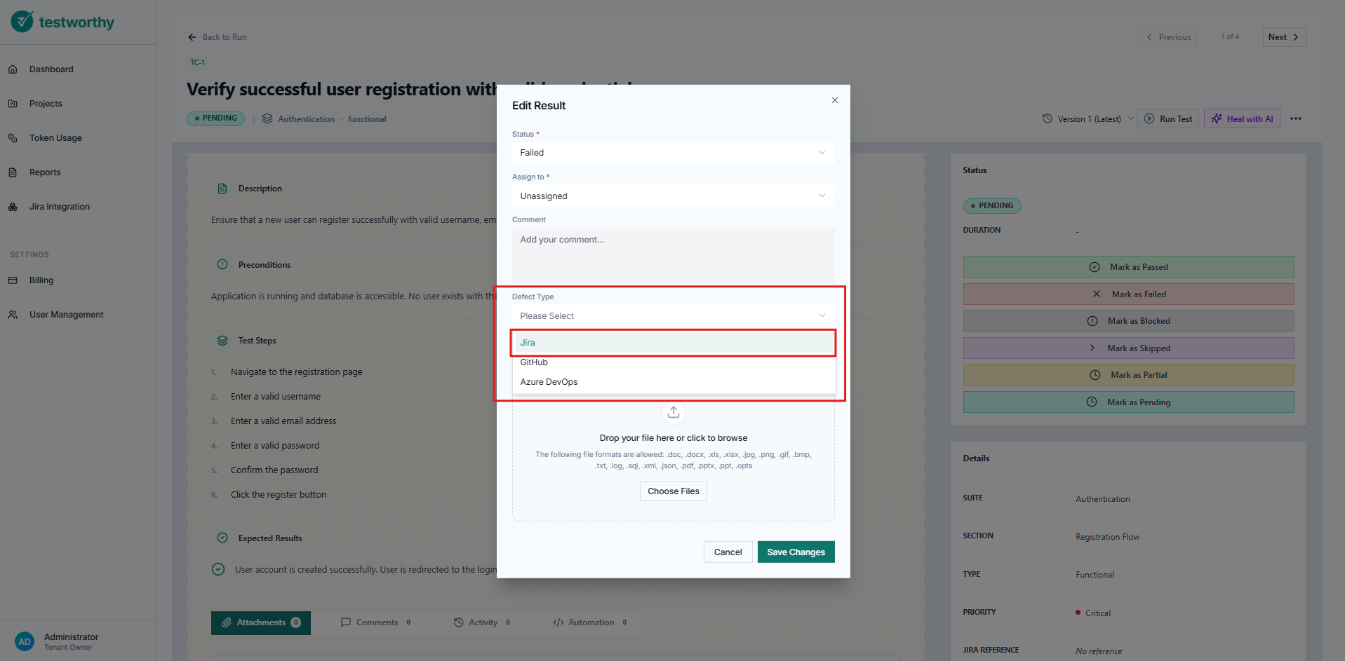 Link Issue